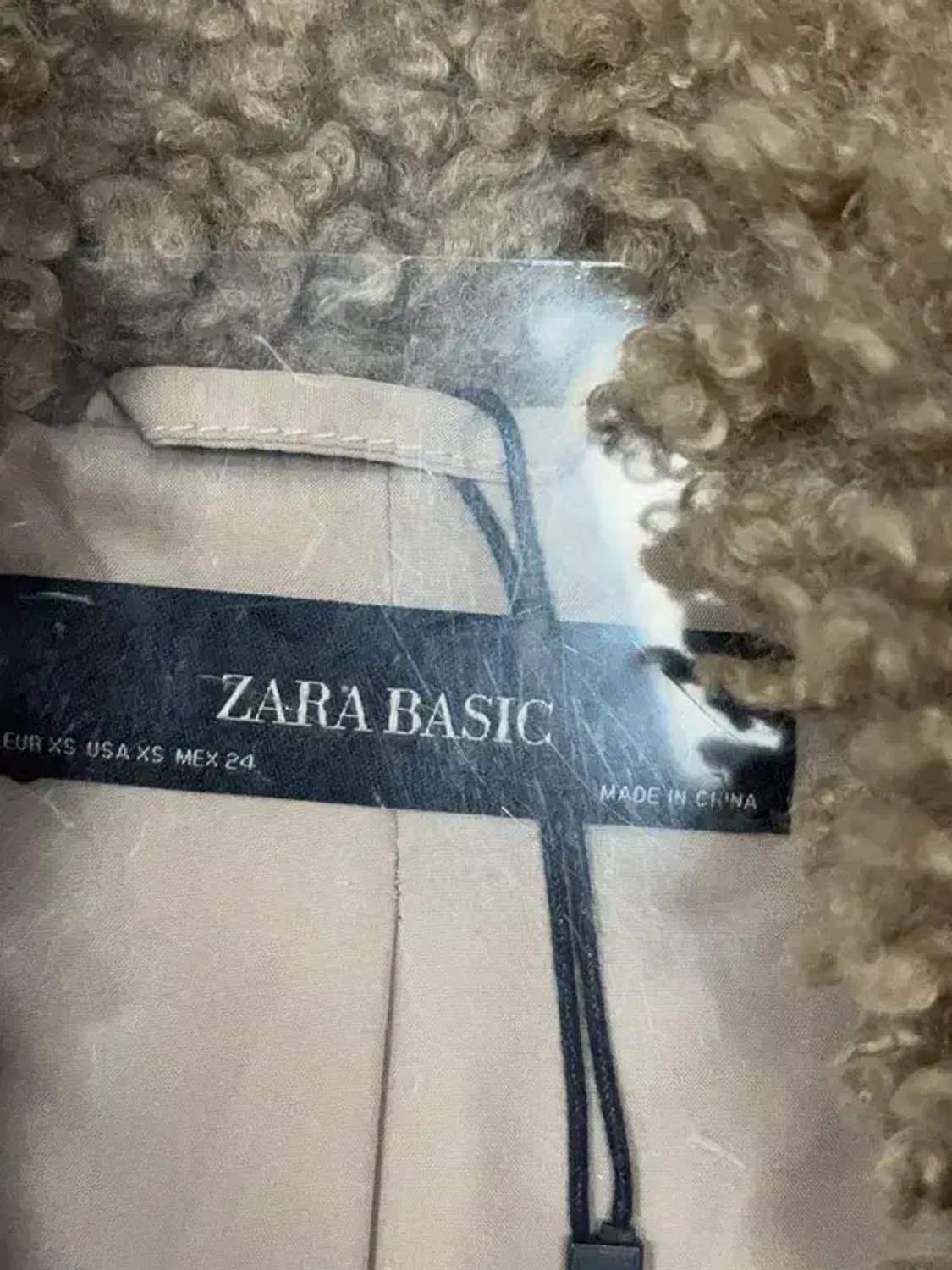 자라 브라운 뽀글이 자켓 XS 상품이미지7