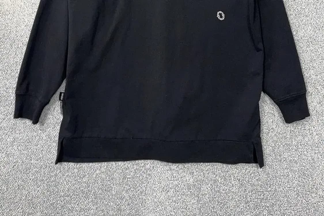 안다르 블랙 원피스 맨투맨 F 상품이미지4