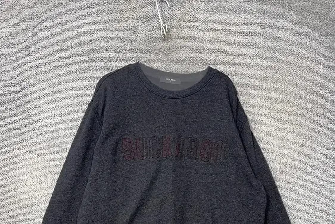 버커루 로고 그레이 맨투맨 XL 상품이미지3