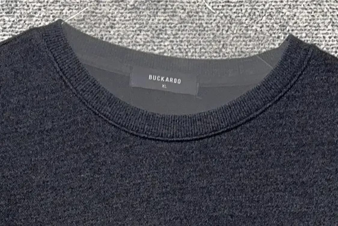 버커루 로고 그레이 맨투맨 XL 상품이미지5