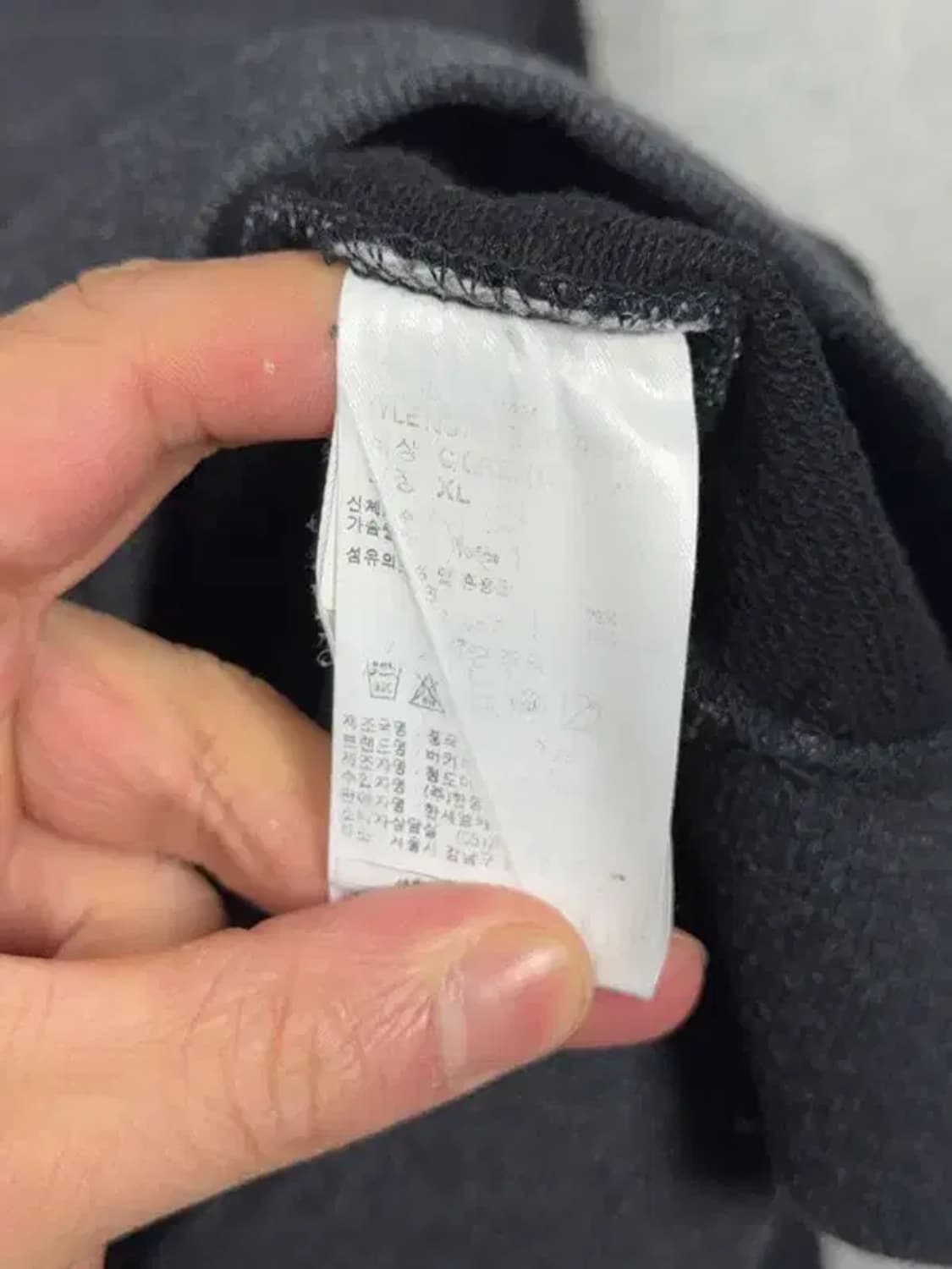 버커루 로고 그레이 맨투맨 XL 상품이미지8