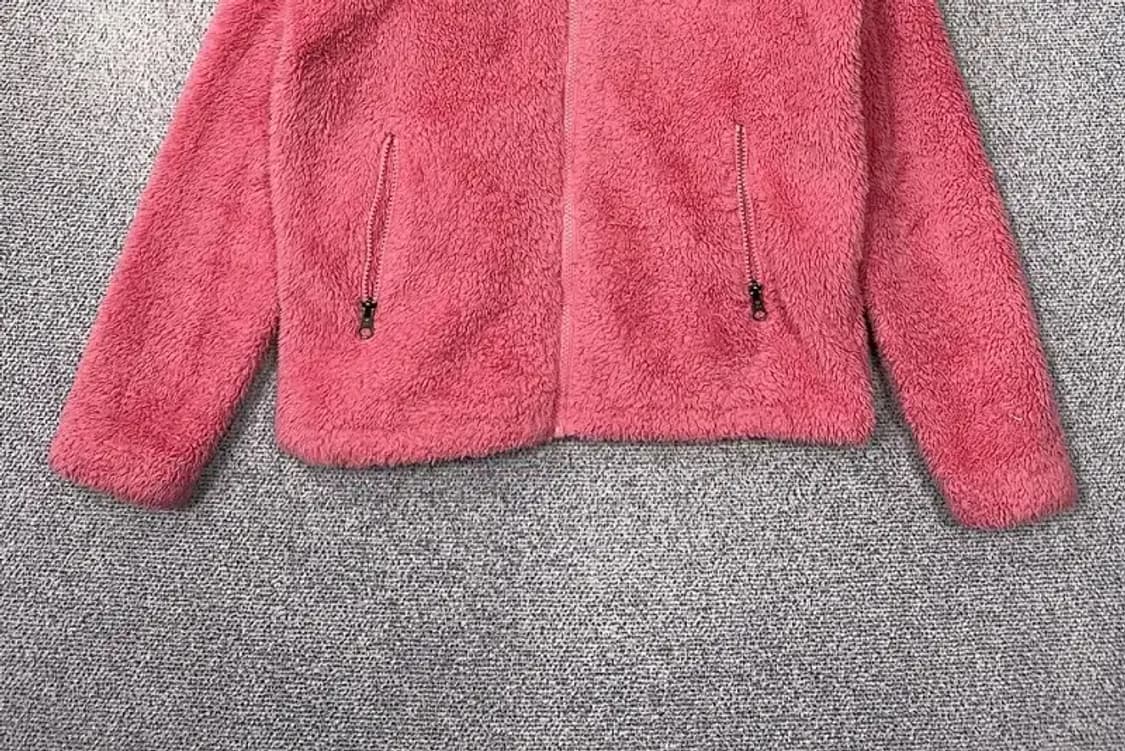 휠라 핑크 뽀글이 후리스 집업 X-SMALL 상품이미지4