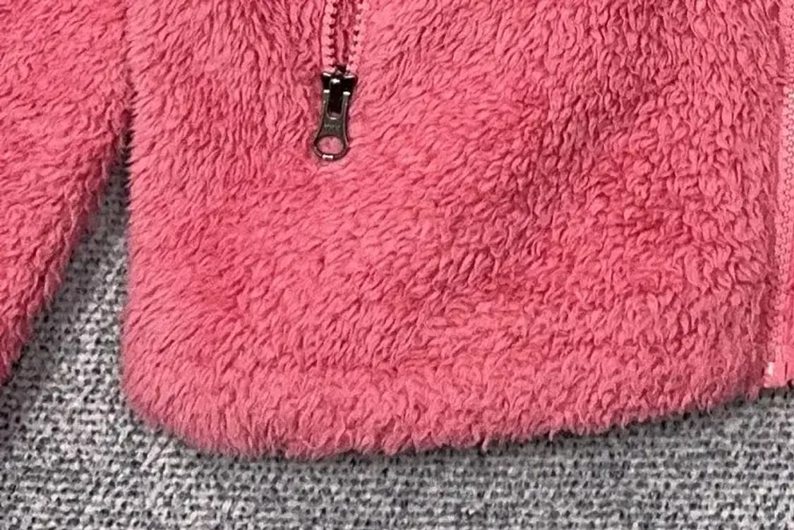 휠라 핑크 뽀글이 후리스 집업 X-SMALL 상품이미지6