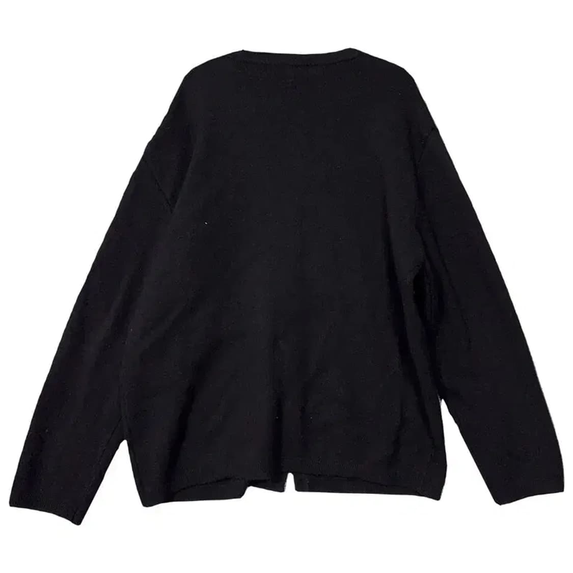 엘무드 블랙 울 니트 가디건 46 상품이미지2