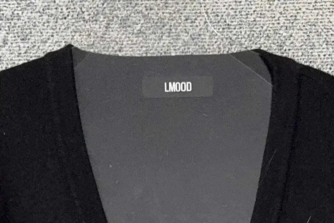 엘무드 블랙 울 니트 가디건 46 상품이미지5