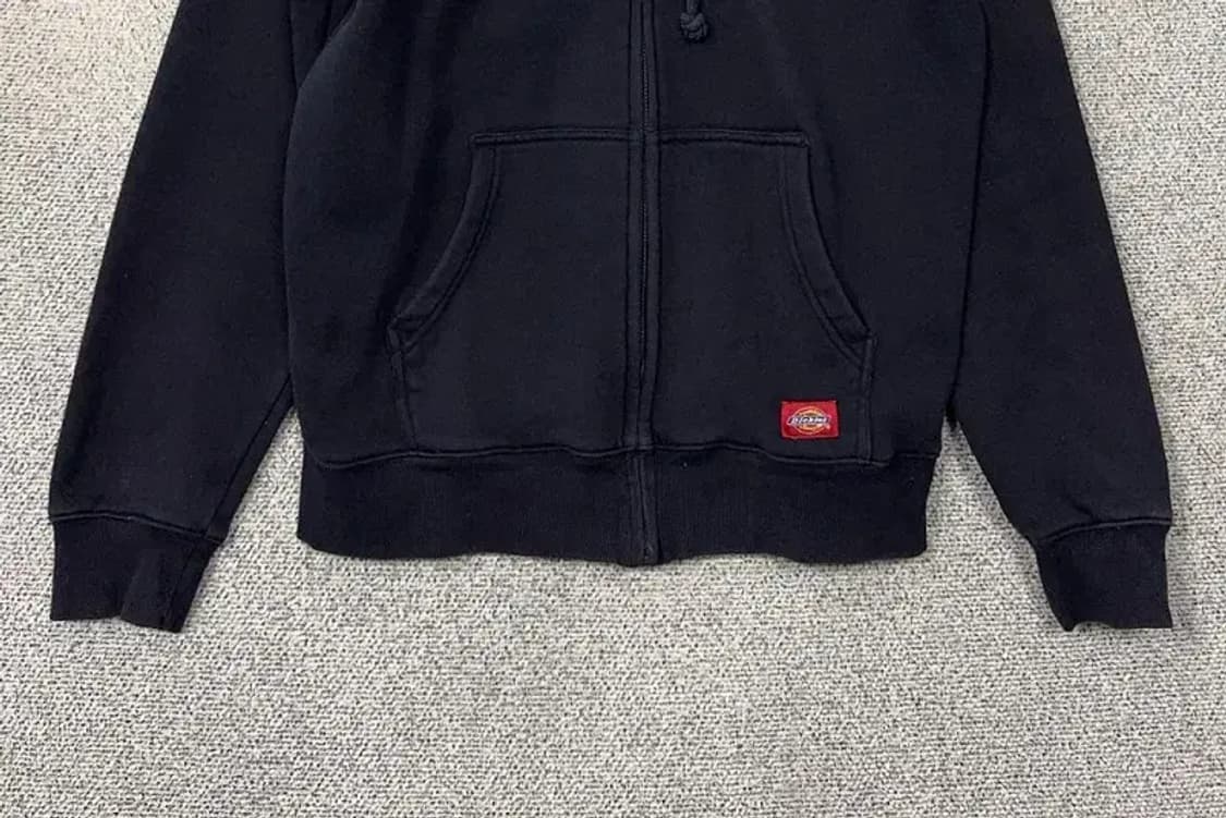 디키즈 네이비 로고 후드 집업 LARGE 상품이미지4