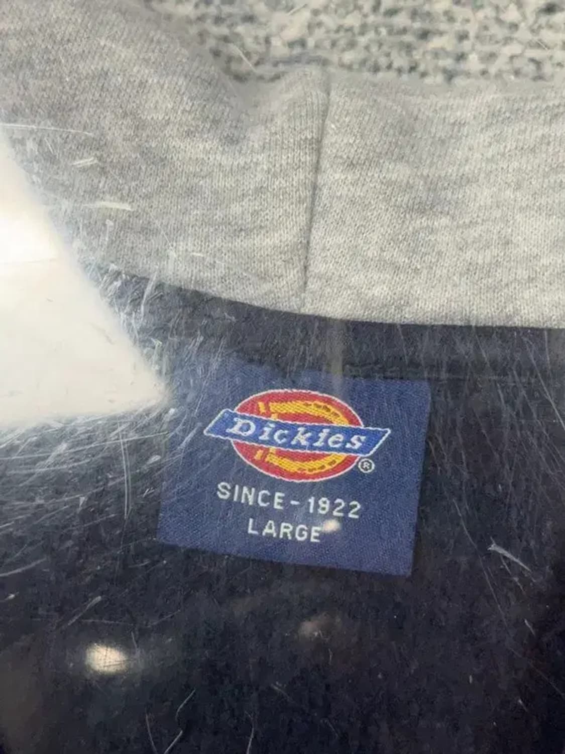 디키즈 네이비 로고 후드 집업 LARGE 상품이미지6