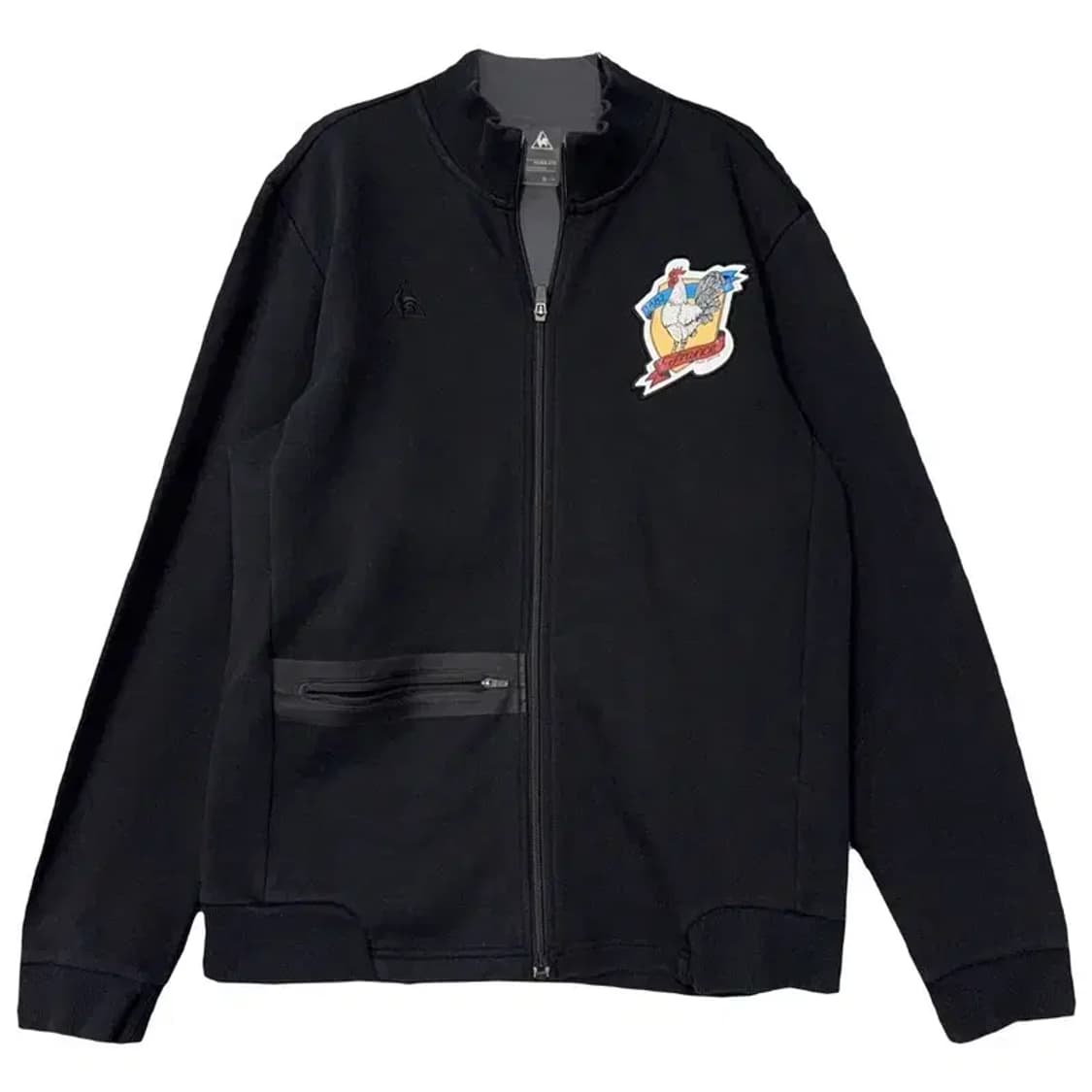 르꼬끄 스포츠 블랙 로고 코튼 집업 XL 상품이미지1