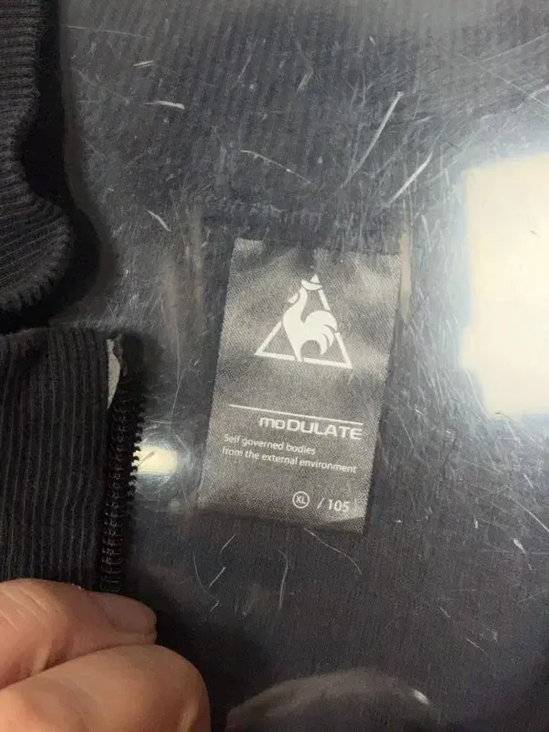 르꼬끄 스포츠 블랙 로고 코튼 집업 XL 상품이미지7