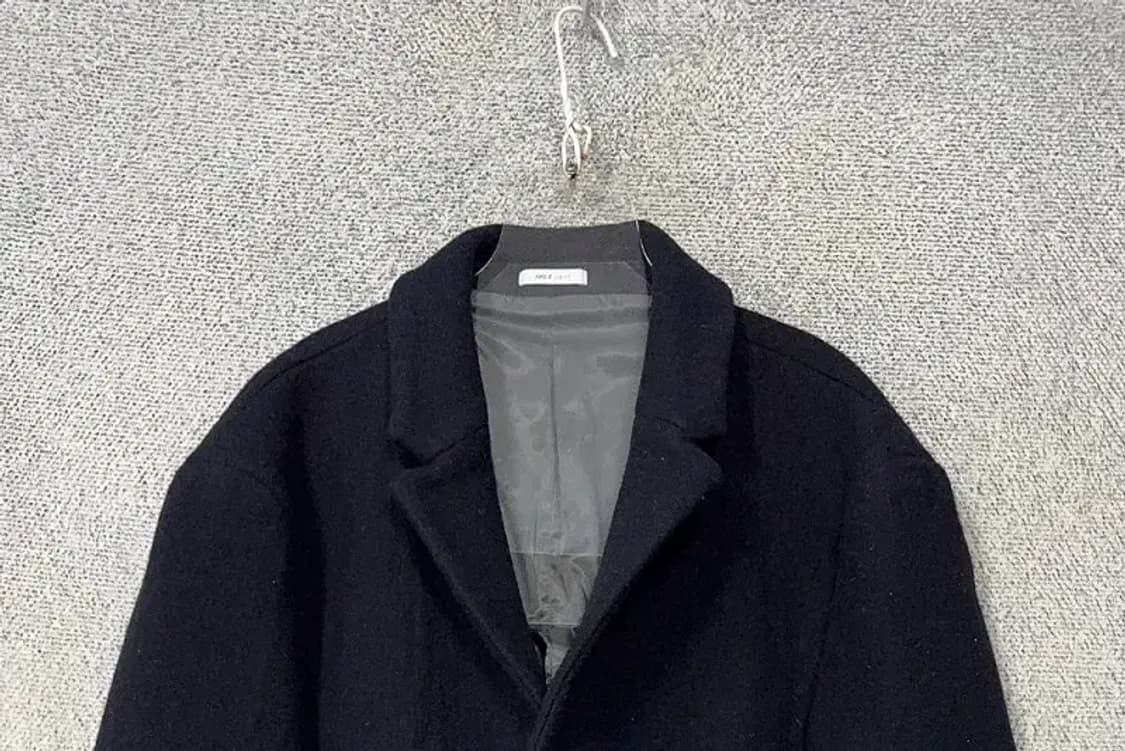 앤드지 블랙 울 롱코트 110 상품이미지3