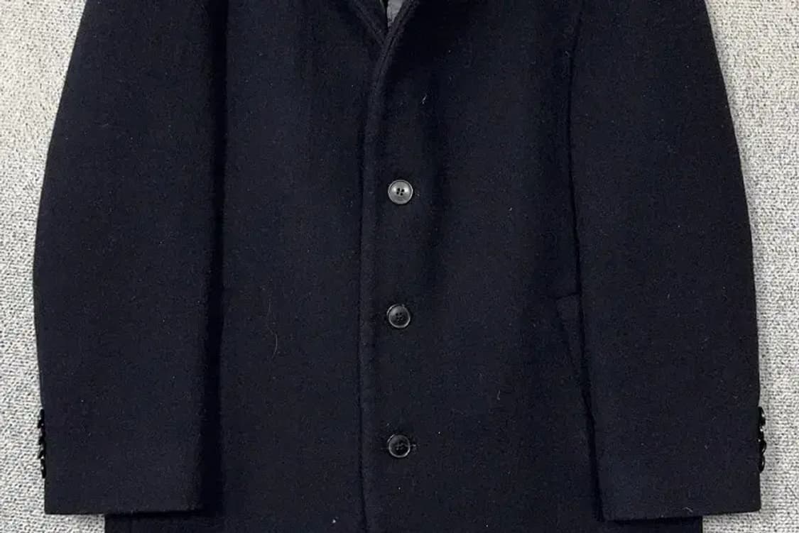 앤드지 블랙 울 롱코트 110 상품이미지4