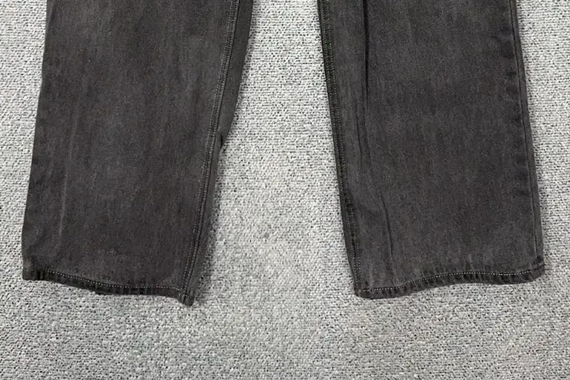 무신사스탠다드 캐주얼 흑청 데님팬츠 31 상품이미지5