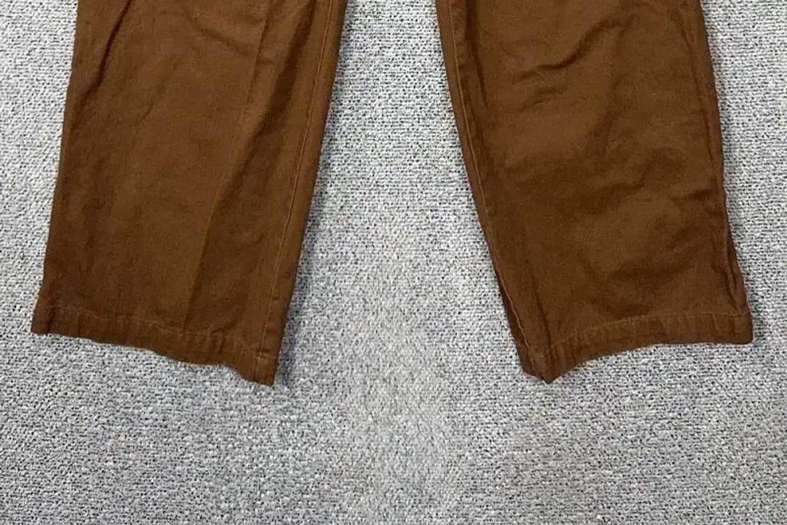 예일 투턱 브라운 치노팬츠 S 상품이미지5
