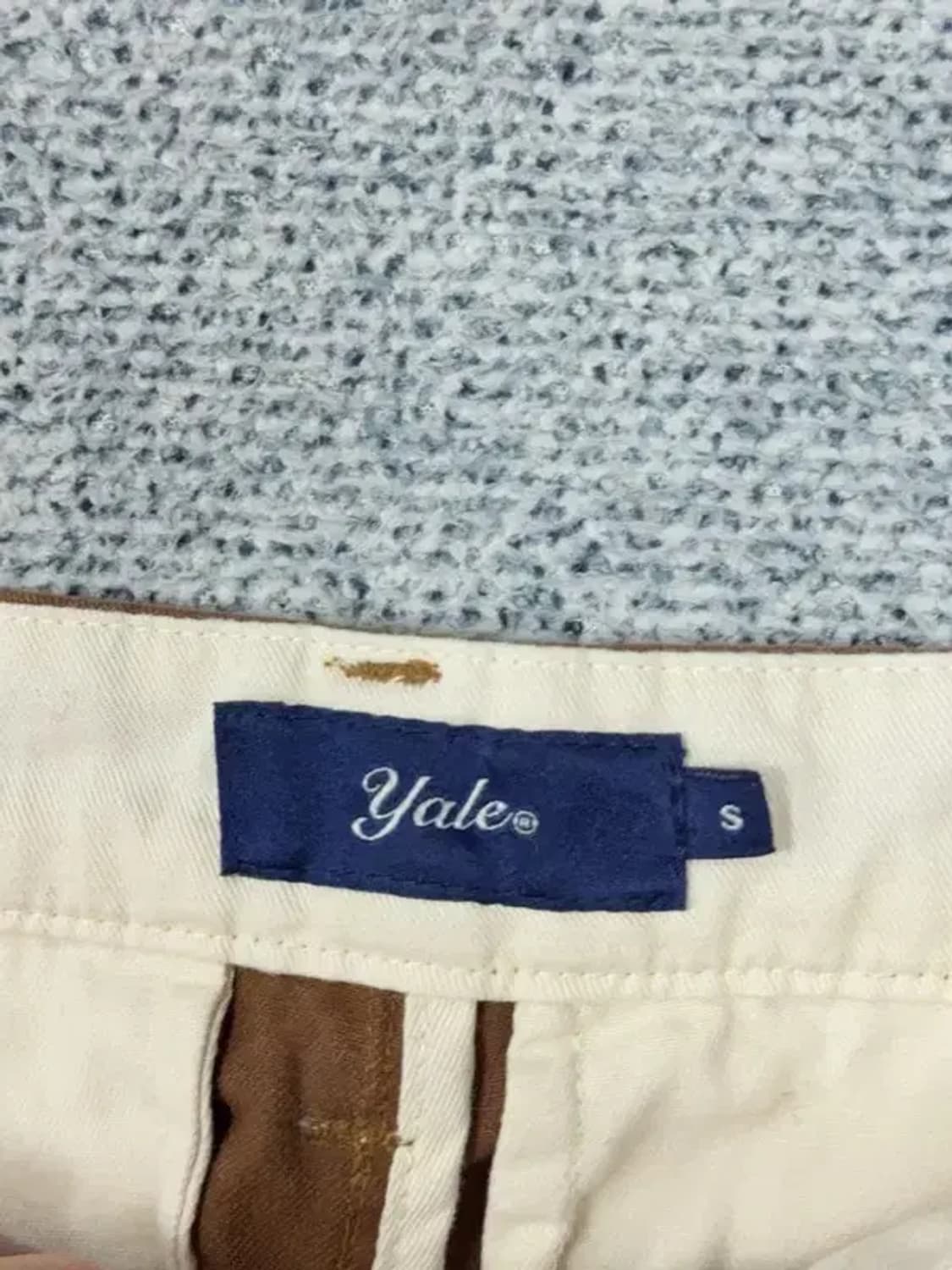 예일 투턱 브라운 치노팬츠 S 상품이미지6