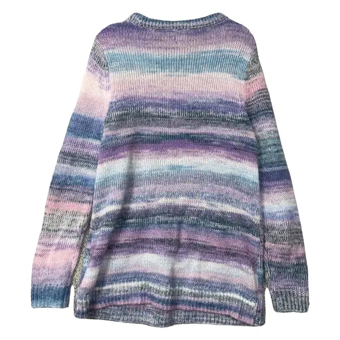 갭 스트라이프 다채색 빈티지 아크릴 니트 M 상품이미지2