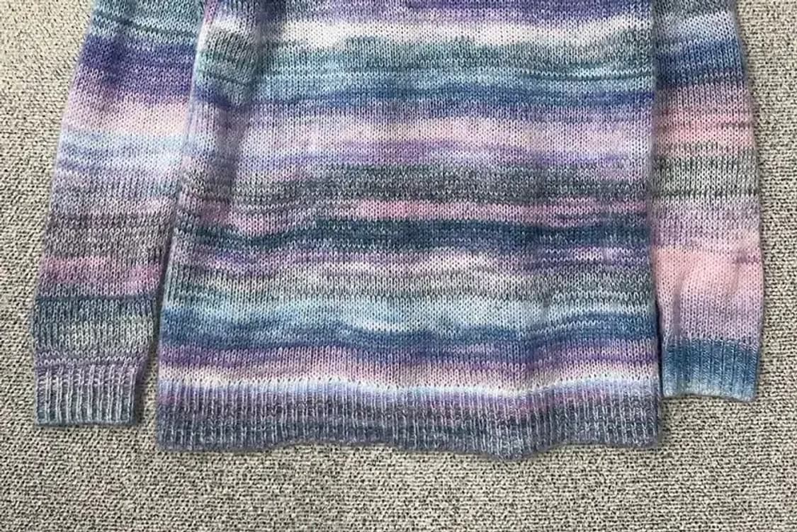 갭 스트라이프 다채색 빈티지 아크릴 니트 M 상품이미지4