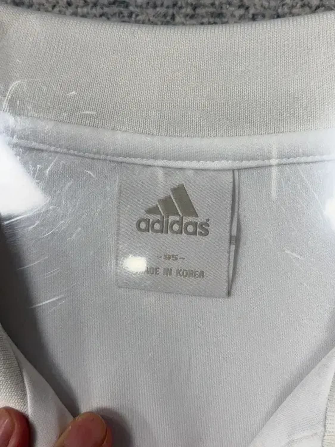 아디다스 화이트 옐로우 오리지날 트랙탑 집업 저지 95 상품이미지7