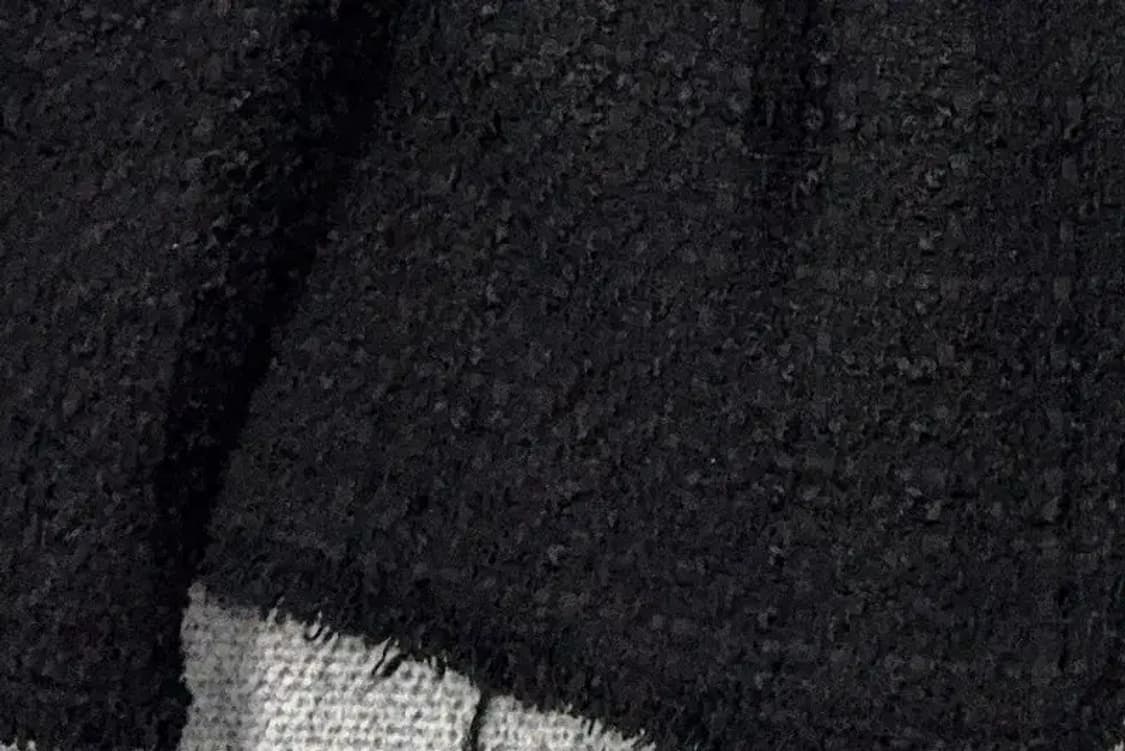 자라 블랙 금방 트위드 블레이저 M 상품이미지6