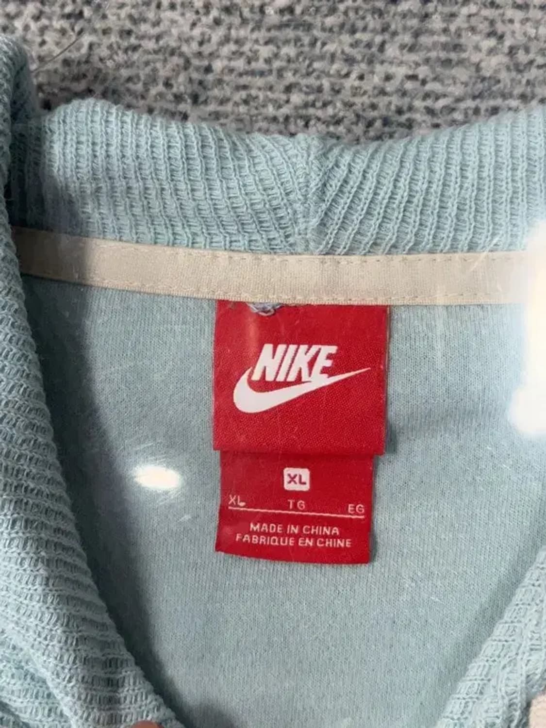 나이키 프린팅 라이트 블루 후드티 XL 상품이미지7