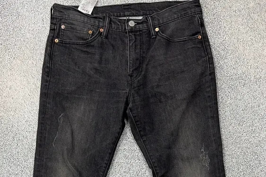 리바이스 511 흑청 워싱 데님 팬츠 32 상품이미지3
