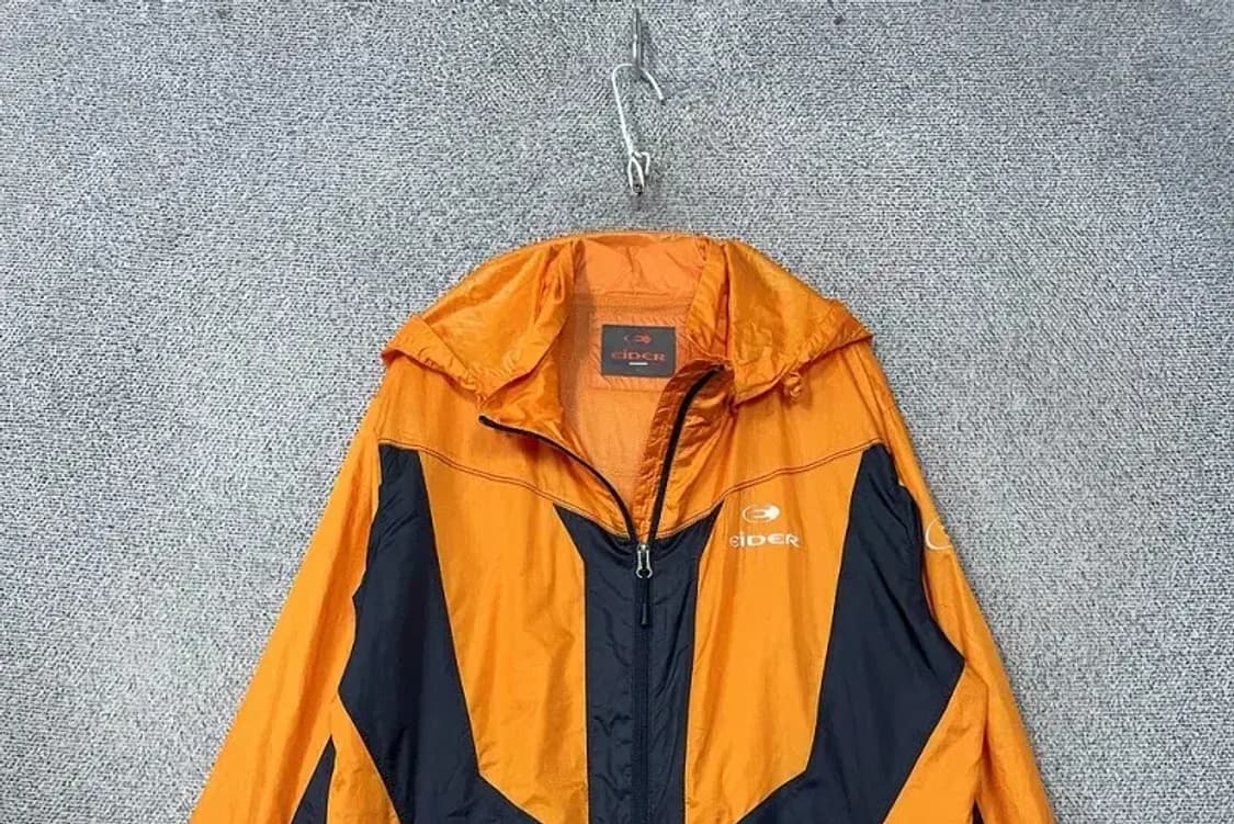 아이더 오렌지 기능성 바람막이 XL 상품이미지3