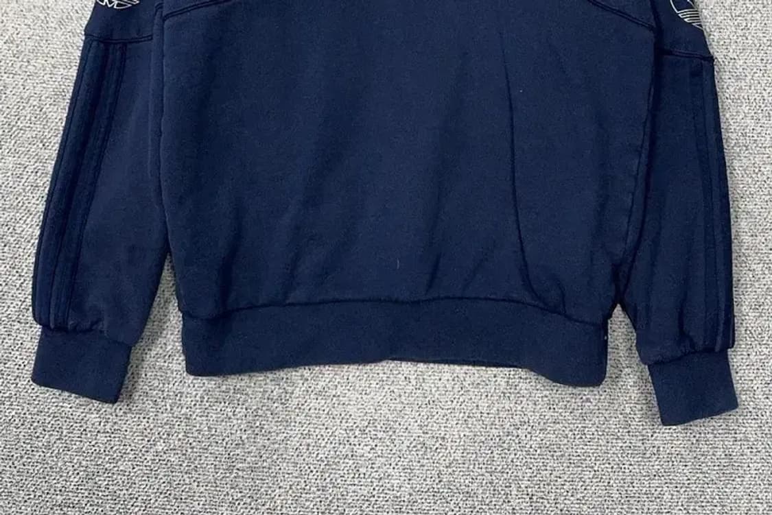 아디다스 네이비 센터 로고 맨투맨 L 상품이미지4