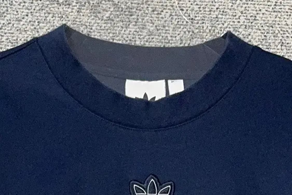 아디다스 네이비 센터 로고 맨투맨 L 상품이미지5