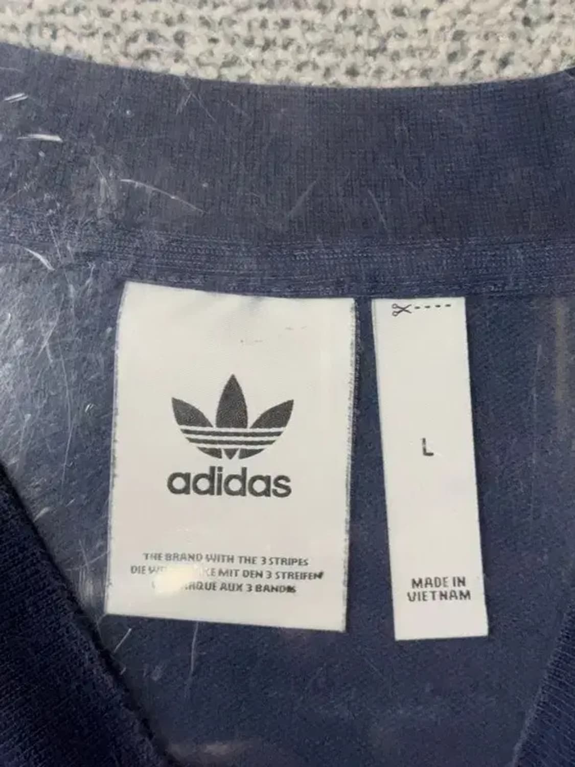 아디다스 네이비 센터 로고 맨투맨 L 상품이미지6