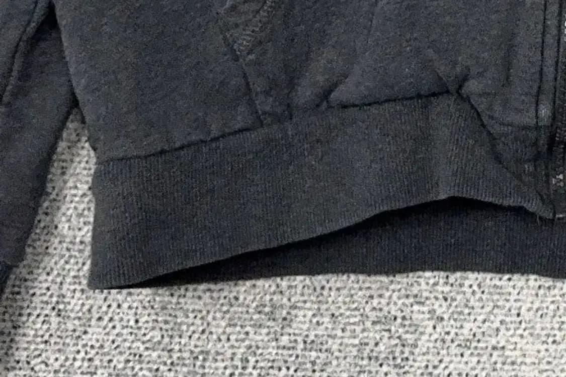 엔비에이 로고 그레이 오버핏 후드 집업 XL 상품이미지6