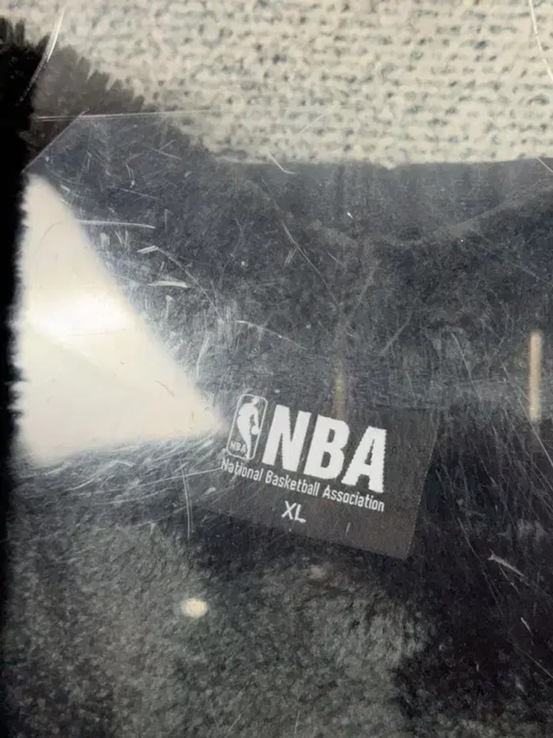 엔비에이 로고 그레이 오버핏 후드 집업 XL 상품이미지7