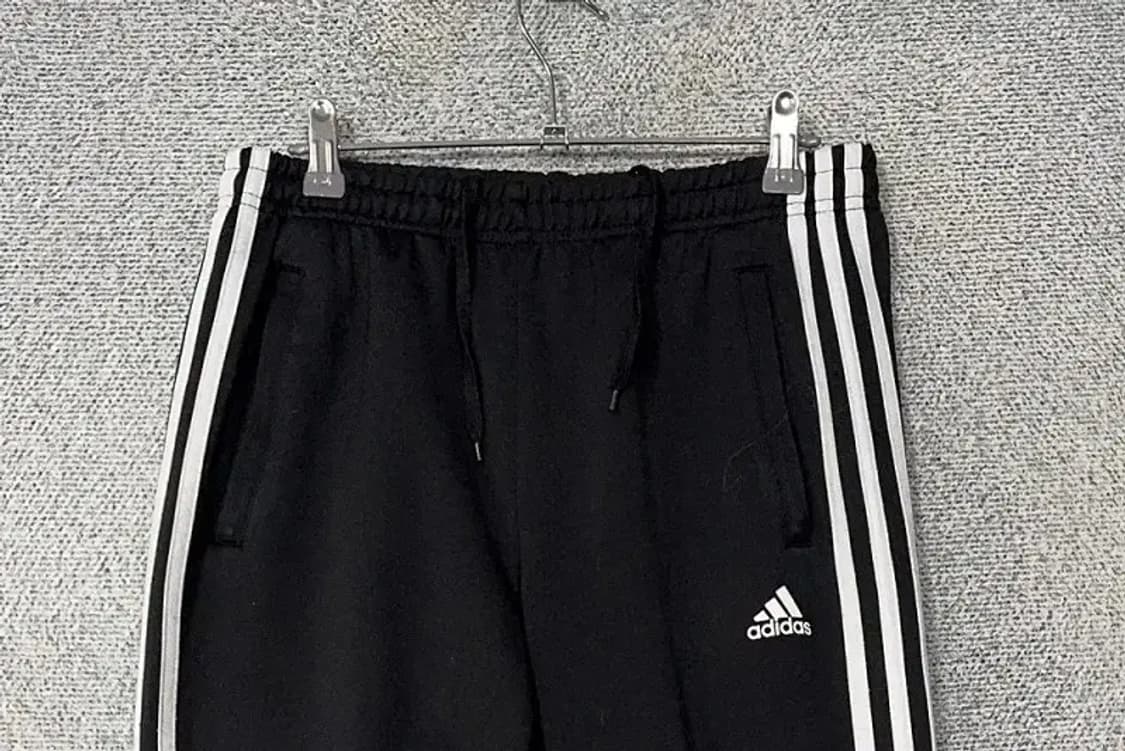 아디다스 블랙 삼선 트레이닝 팬츠 L 상품이미지3