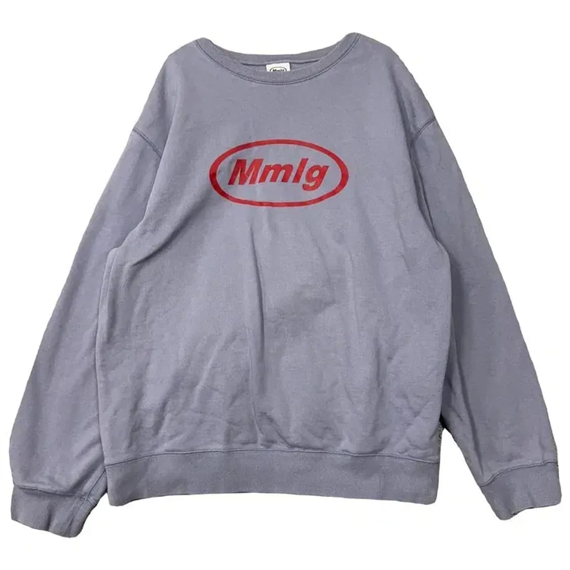 MMLG 프린팅 라이트 그레이 맨투맨 LARGE 상품이미지1