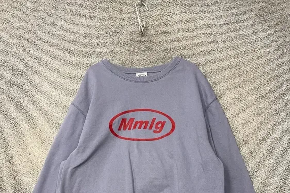 MMLG 프린팅 라이트 그레이 맨투맨 LARGE 상품이미지3