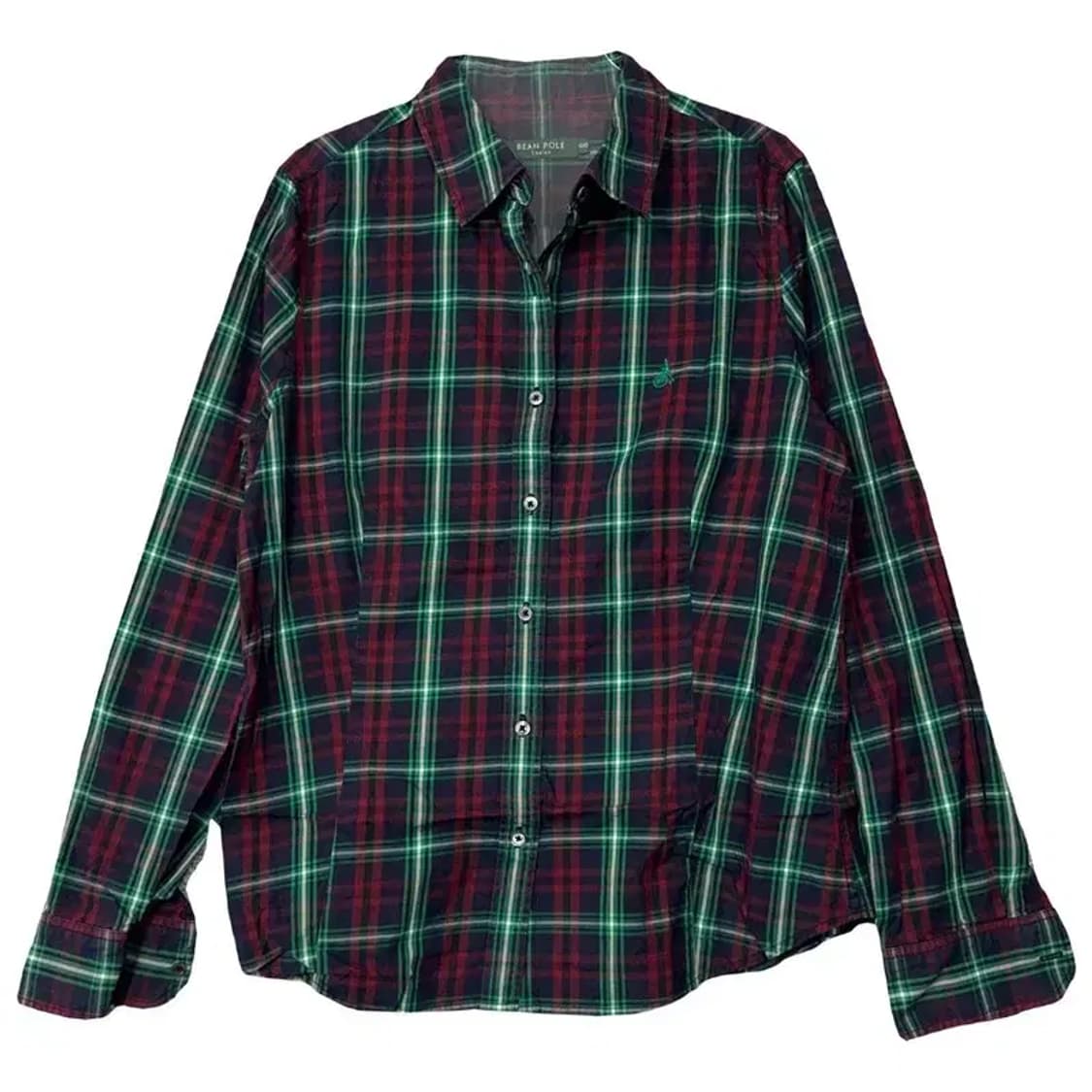 빈폴 체크 레드 그린 셔츠 100 상품이미지1