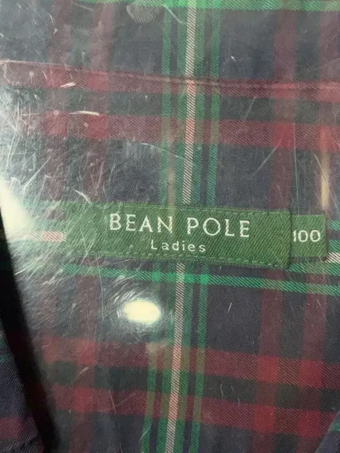 빈폴 체크 레드 그린 셔츠 100 상품이미지5