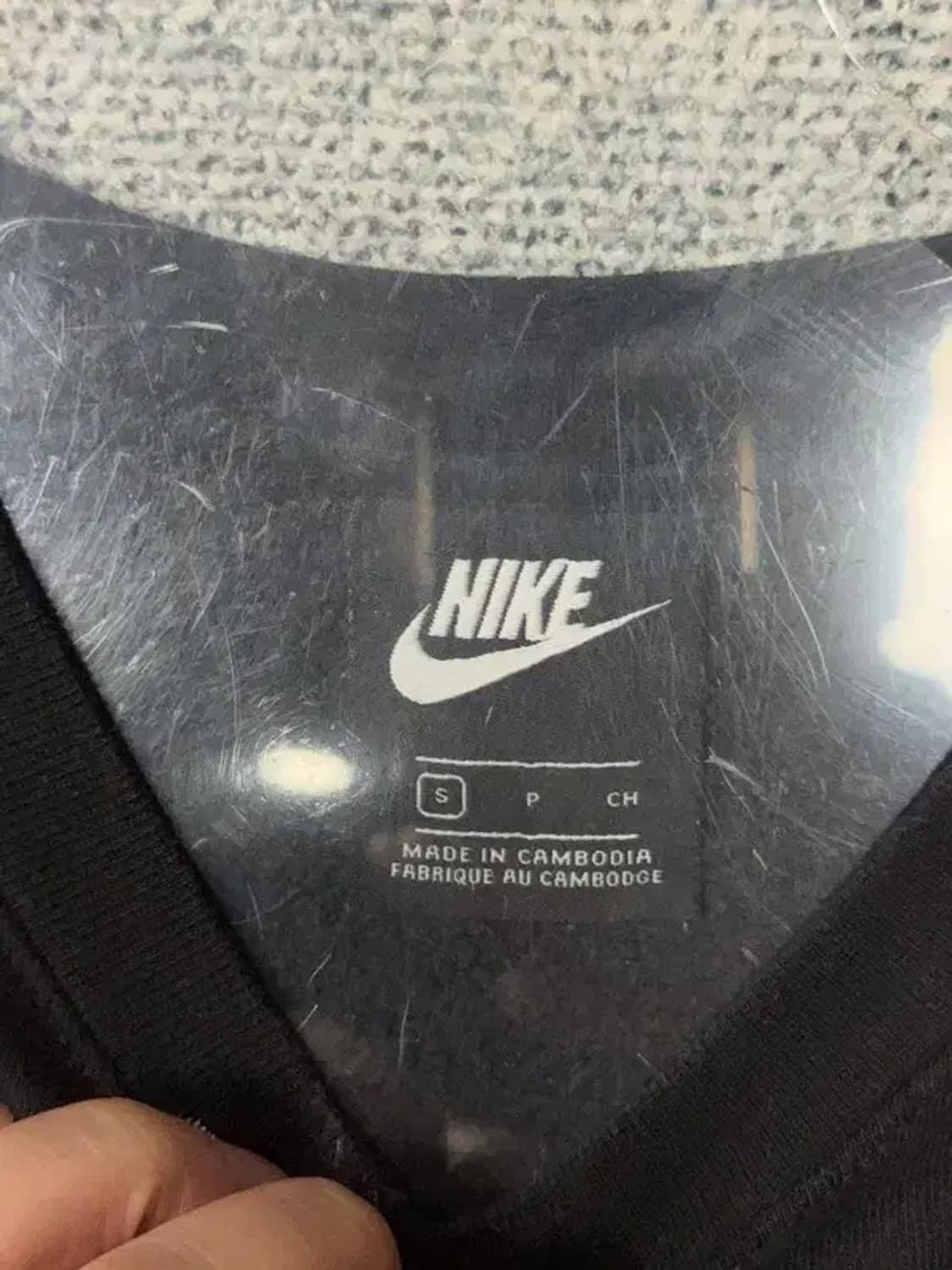 나이키 블랙 로고 맨투맨 S 상품이미지6
