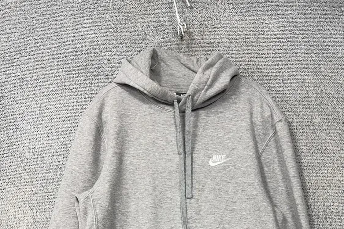 나이키 라이트 그레이 로고 후드티 S 상품이미지3