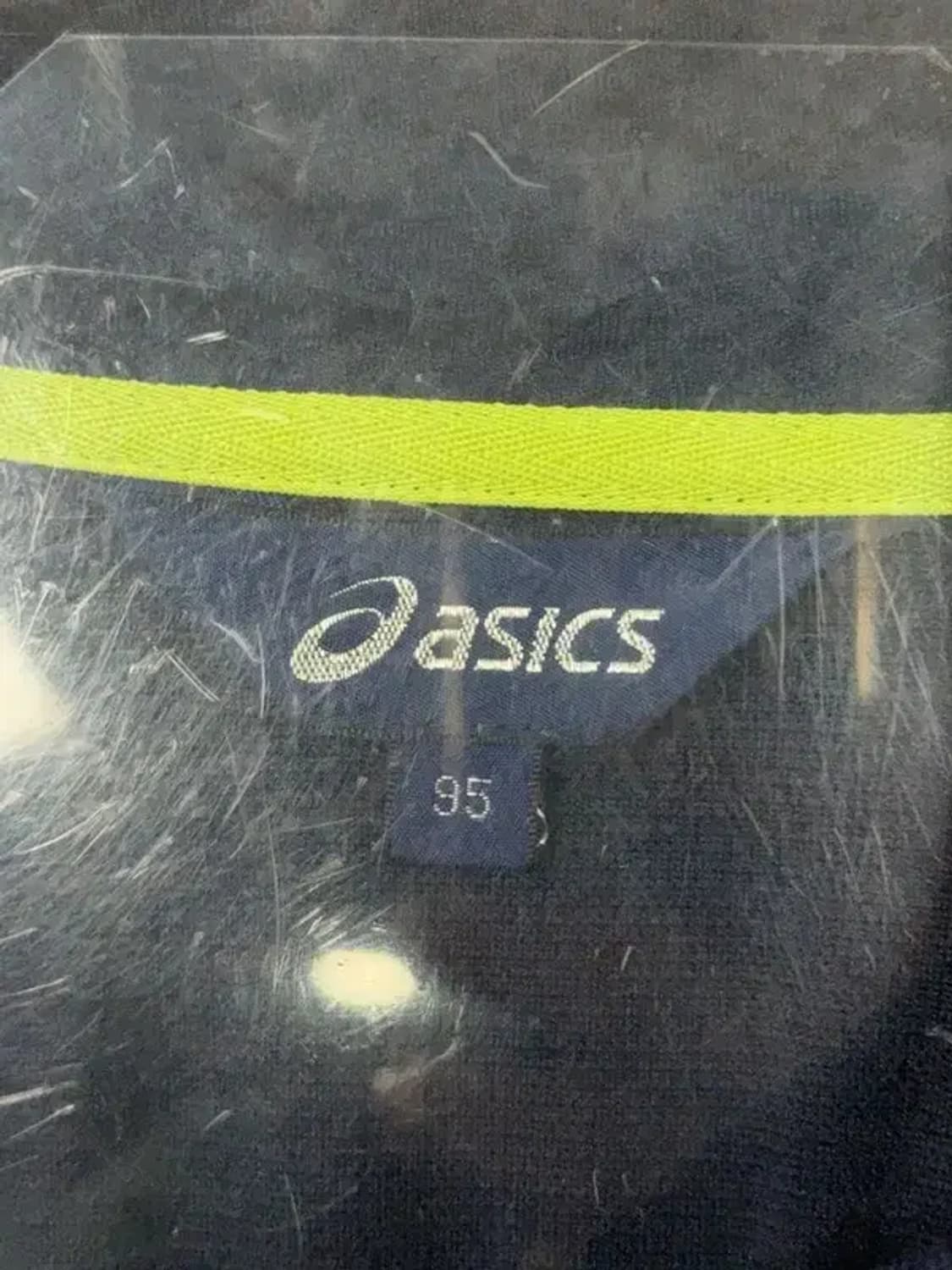 아식스 네이비 로고 기능성 집업 95 상품이미지5