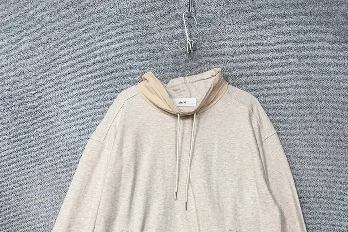 시에로 크림 베이지 후드티 0(XS) 상품이미지3