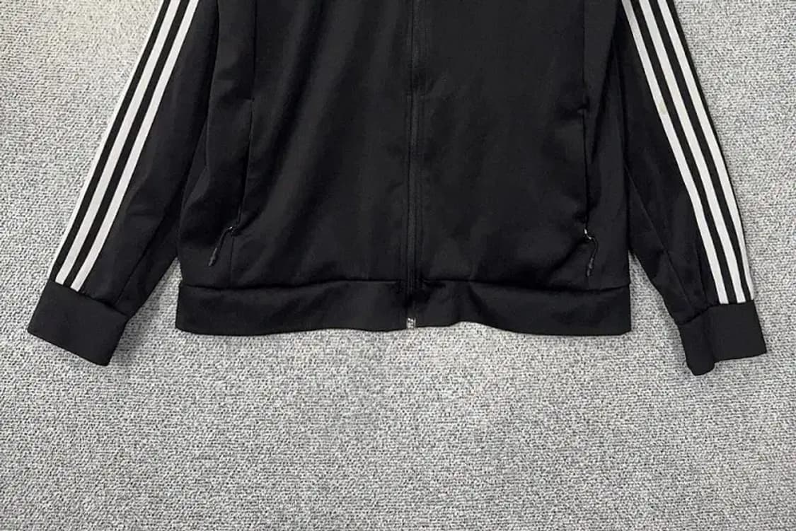 아디다스 검흰 로고 삼선 트랙탑 집업 저지 2XL 상품이미지4