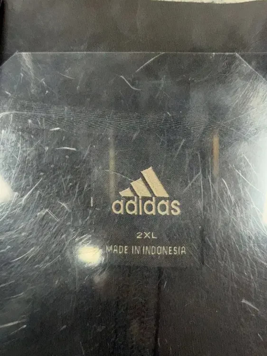 아디다스 검흰 로고 삼선 트랙탑 집업 저지 2XL 상품이미지6