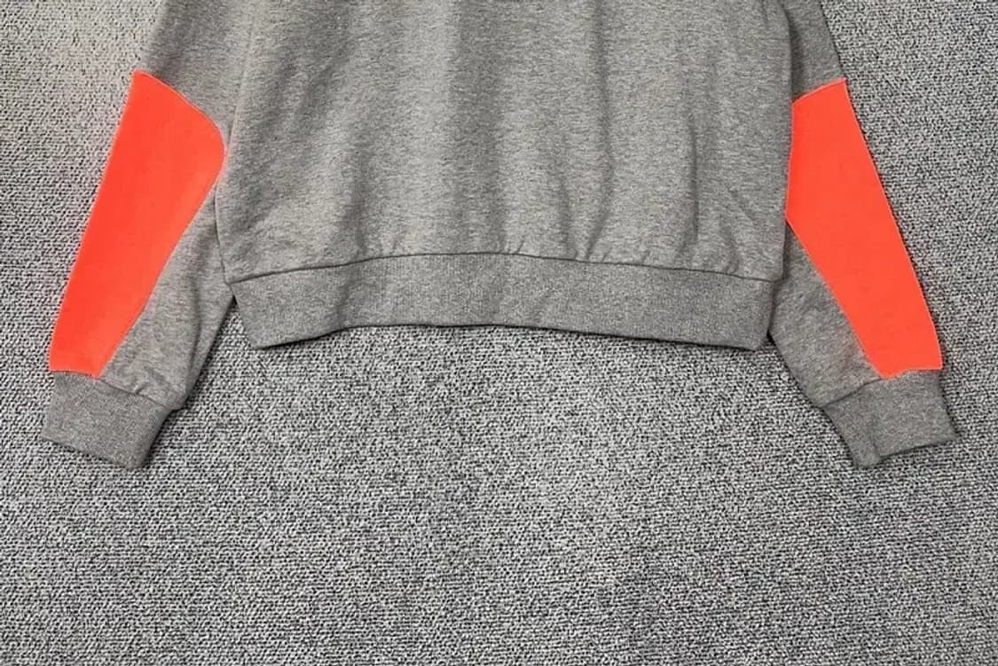 시에로 라이트 그레이 오렌지 투톤 후드티 1(F) 상품이미지4