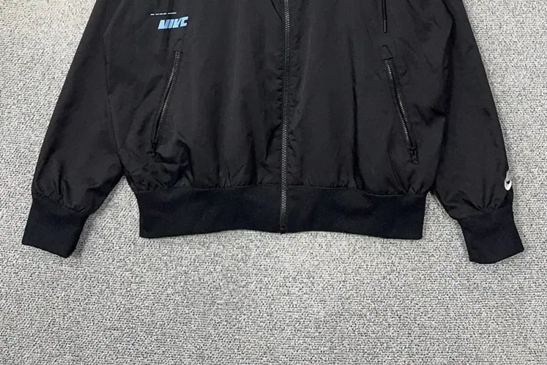 나이키 블랙 로고 프린팅 기능성 후드 바람막이 M 상품이미지4