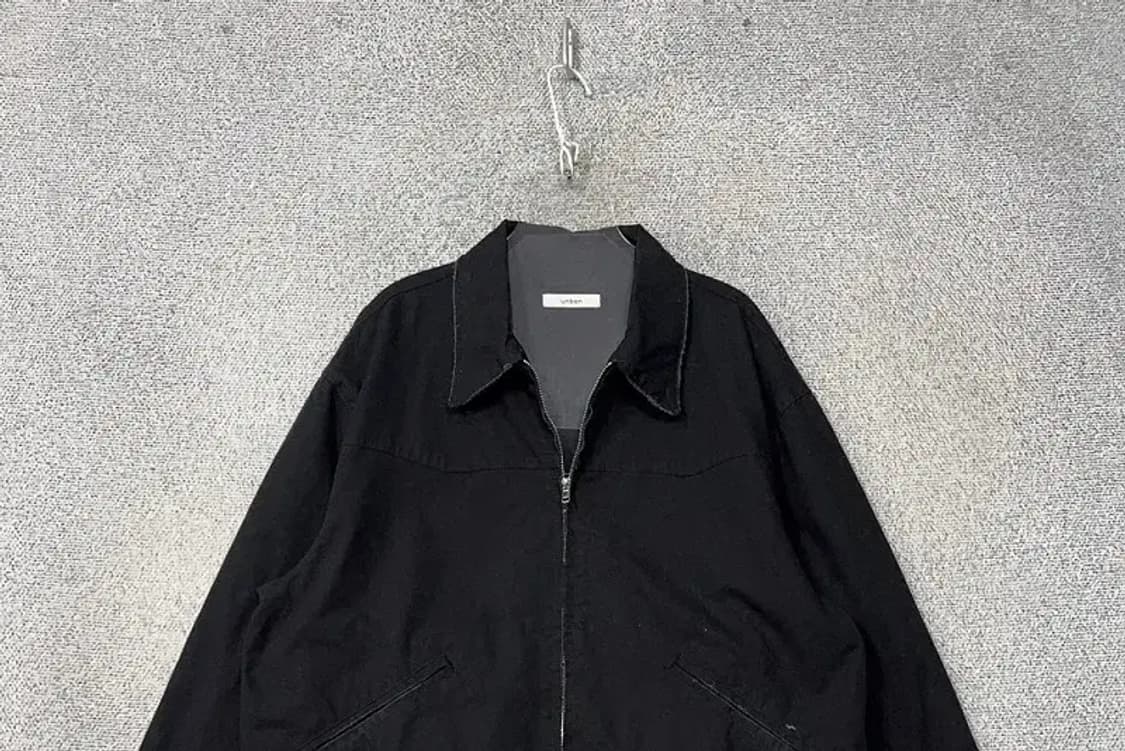 남성 투웨이 캐주얼 블랙 해링턴 자켓 XL 상품이미지3