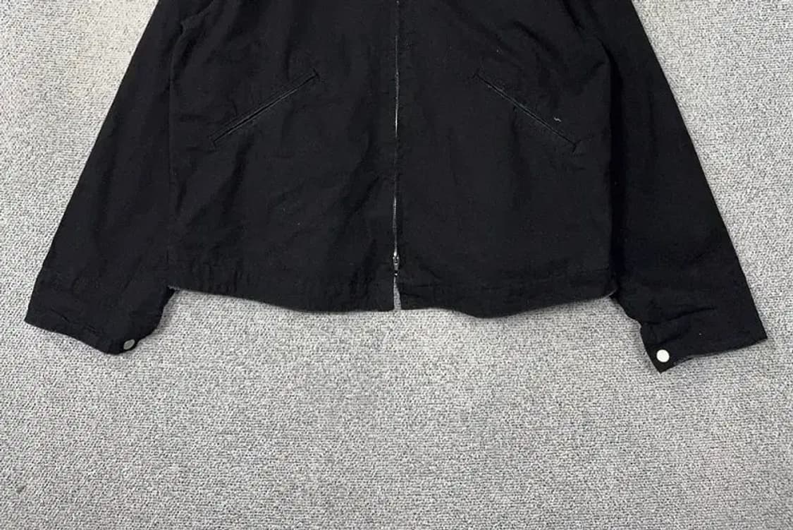 남성 투웨이 캐주얼 블랙 해링턴 자켓 XL 상품이미지4