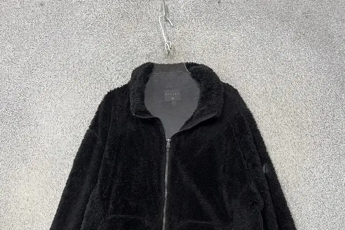 밀레 블랙 남성 후리스 집업 110 상품이미지3