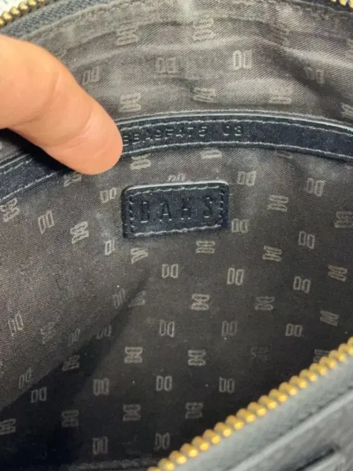 닥스 블랙 가죽 클러치백 상품이미지3