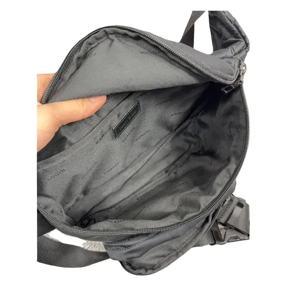 캉골 블랙 웨이스트백 상품이미지2