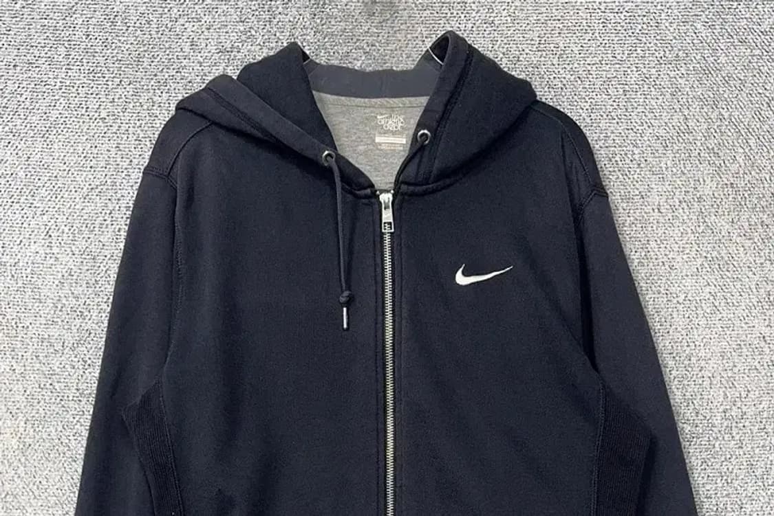 나이키 네이비 로고 캐주얼 후드 집업 M 상품이미지3
