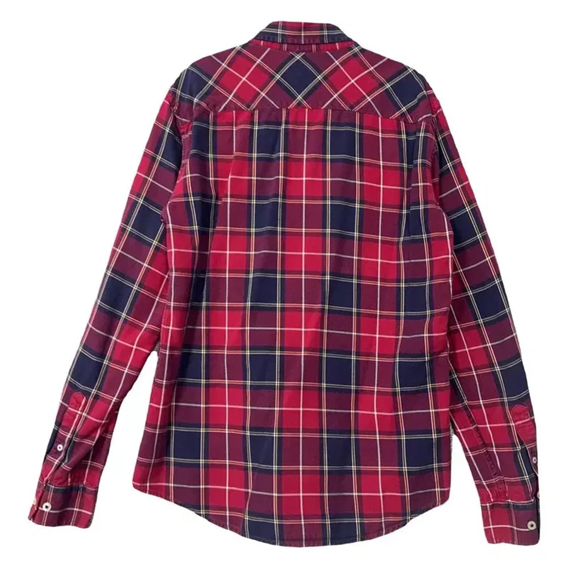 해지스 체크 레드 셔츠 L 상품이미지2